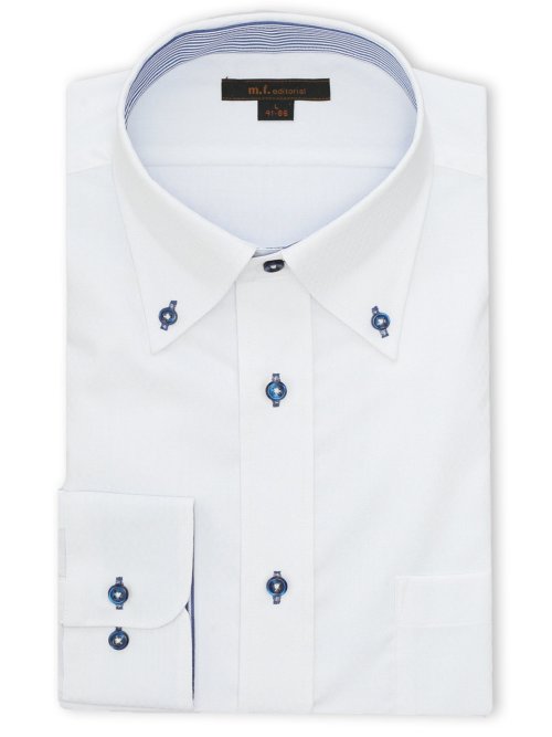 ノンアイロン NEWスタンダードフィット ボタンダウン長袖シャツ