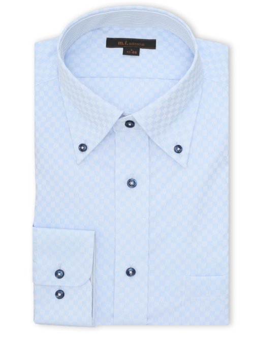 ノンアイロン NEWスタンダードフィット ボタンダウン長袖シャツ