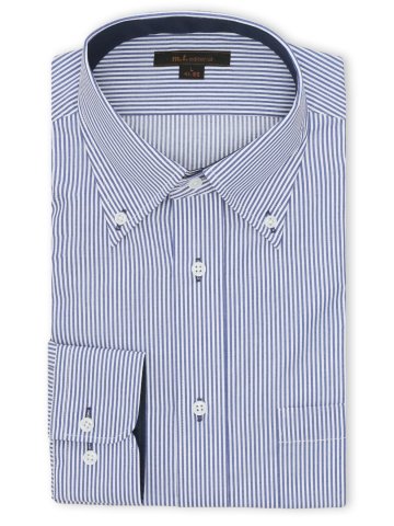 ノンアイロン NEWスタンダードフィット ボタンダウン長袖シャツ