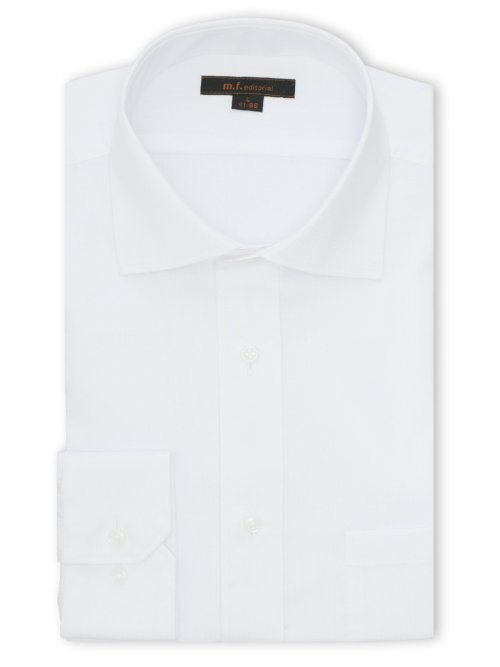 ノンアイロン NEWスタンダードフィット ワイドカラー長袖シャツ