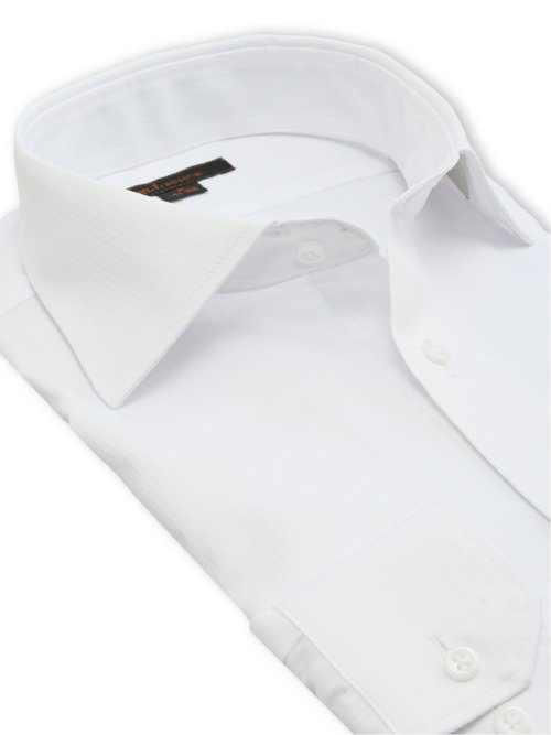 ノンアイロン NEWスタンダードフィット ワイドカラー長袖シャツ