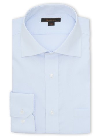 ノンアイロン NEWスタンダードフィット ワイドカラー長袖シャツ