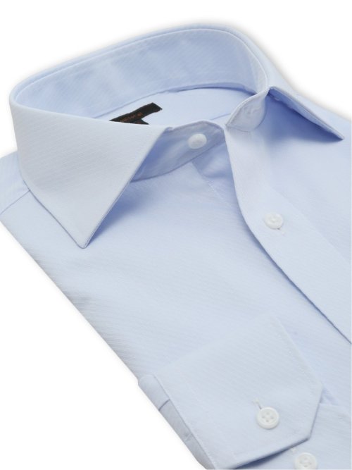 ノンアイロン NEWスタンダードフィット ワイドカラー長袖シャツ