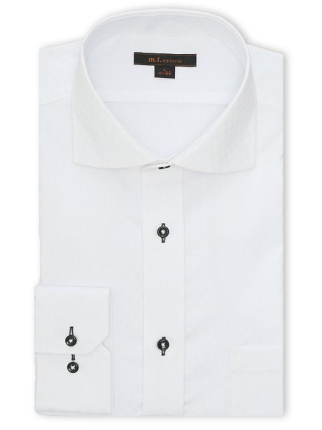 ノンアイロン NEWスタンダードフィット カッタウェイ長袖シャツ