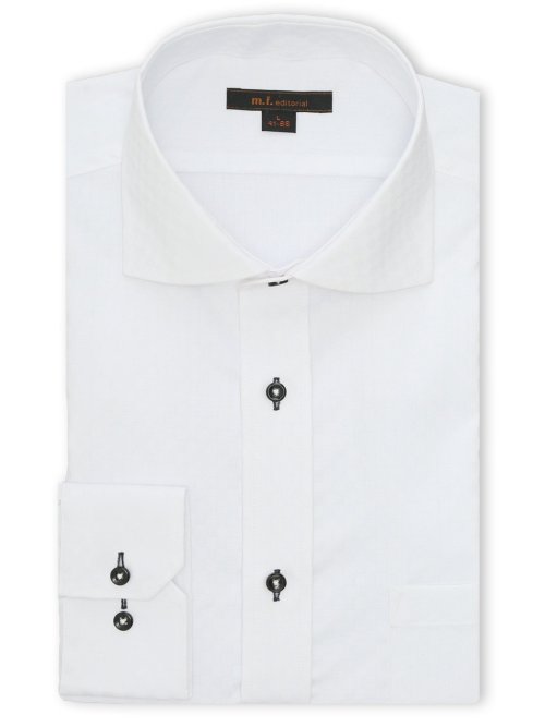 ノンアイロン NEWスタンダードフィット カッタウェイ長袖シャツ