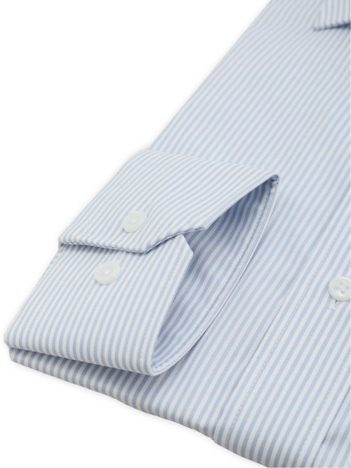 ノンアイロン NEWスタンダードフィット カッタウェイ長袖シャツ