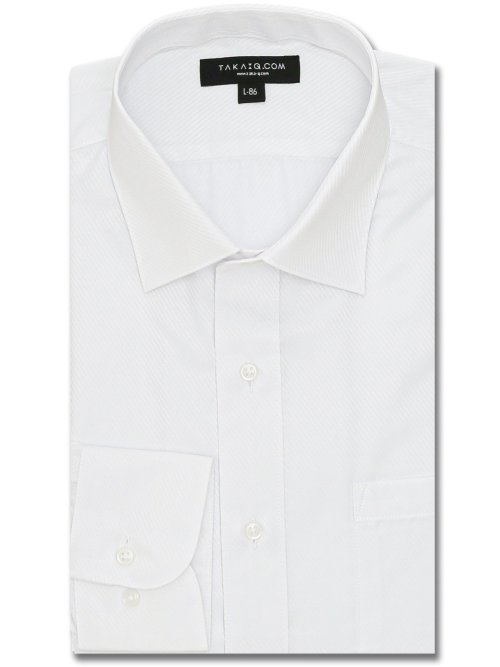 【WEB限定】形態安定 吸水速乾 スタンダードフィット 長袖シャツ5枚セット 白