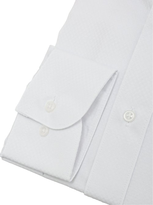 【WEB限定】形態安定 吸水速乾 スタンダードフィット 長袖シャツ5枚セット 白