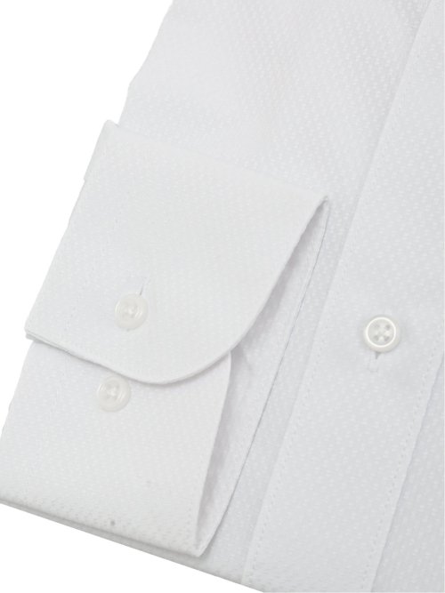 【WEB限定】形態安定 吸水速乾 スタンダードフィット 長袖シャツ5枚セット 白