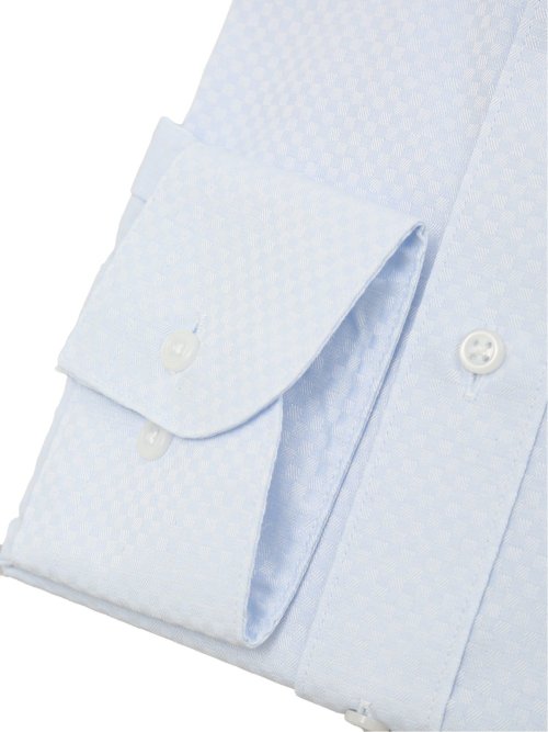 【WEB限定】形態安定 吸水速乾 スタンダードフィット ワイドカラー長袖シャツ