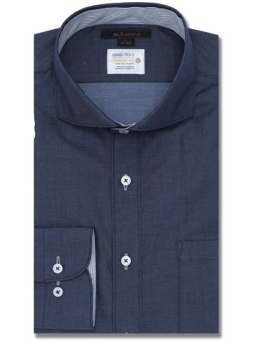 形態安定 吸水速乾 スタンダードフィット カッタウェイ長袖シャツ