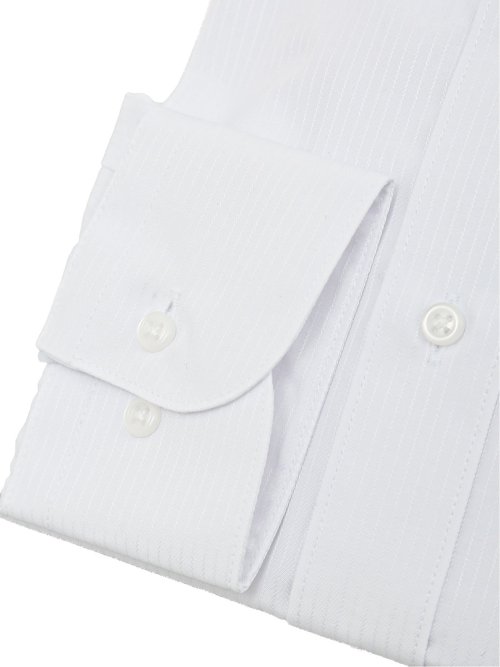 【WEB限定】形態安定 吸水速乾 スタンダードフィット ワイドカラー長袖シャツ