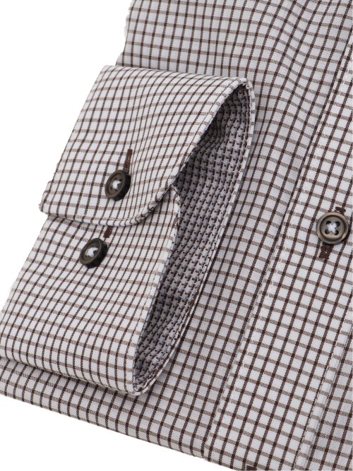 形態安定 吸水速乾 スタンダードフィット カッタウェイ長袖シャツ