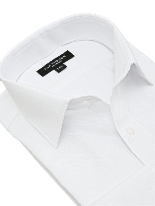 【WEB限定】形態安定 吸水速乾 スタンダードフィット ワイドカラー長袖シャツ