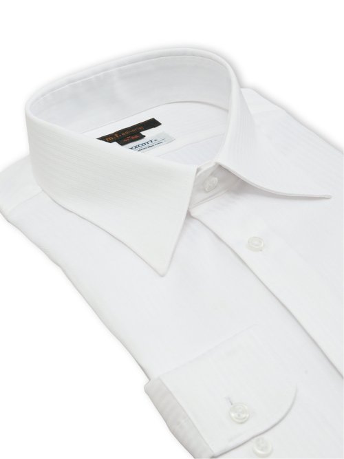 綿100% ノンアイロン NEWスタンダードフィット レギュラーカラー長袖シャツ