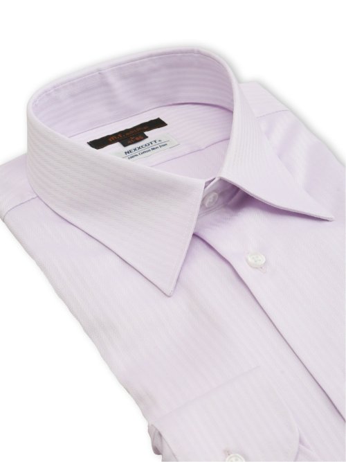 綿100% ノンアイロン NEWスタンダードフィット レギュラーカラー長袖シャツ