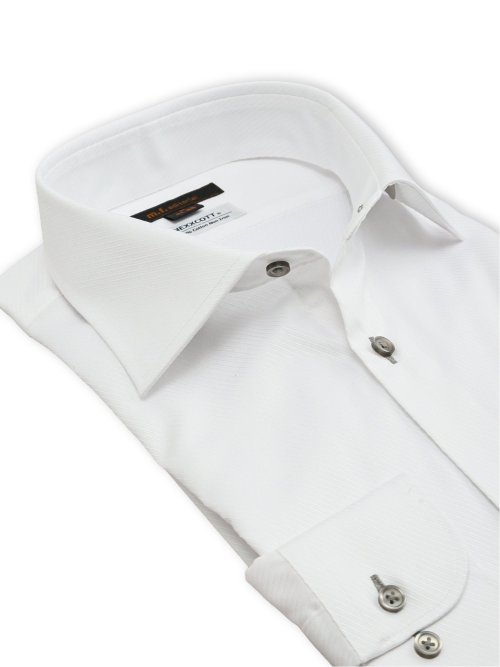 綿100% ノンアイロン NEWスタンダードフィット ワイドカラー長袖シャツ