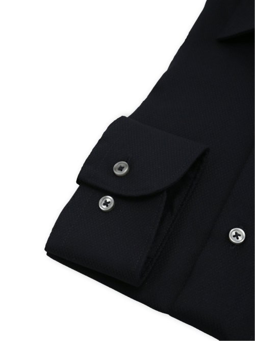 綿100% ノンアイロン NEWスタンダードフィット ワイドカラー長袖シャツ