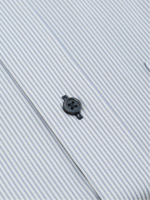 ノンアイロンストレッチ NEWスタンダードフィット ボタンダウン長袖ニットシャツ