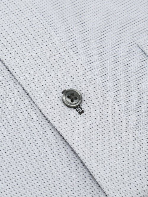 ノンアイロンストレッチ NEWスタンダードフィット ボタンダウン長袖ニットシャツ