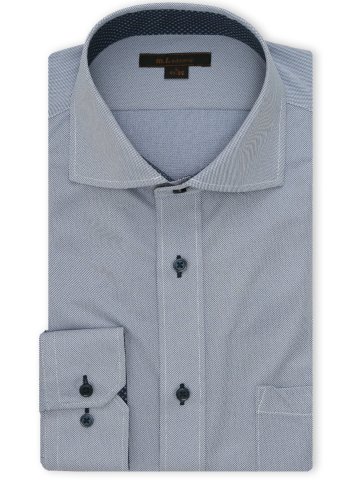 ノンアイロンストレッチ NEWスタンダードフィット カッタウェイ長袖ニットシャツ