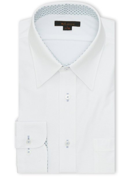 ノンアイロンストレッチ NEWスタンダードフィット レギュラーカラー長袖ニットシャツ