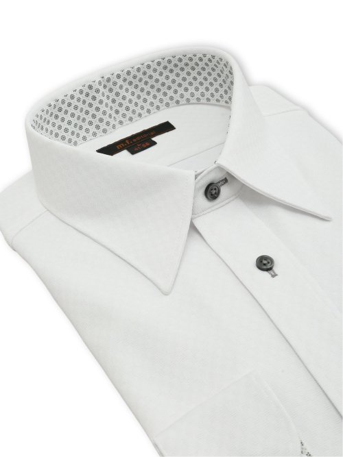 ノンアイロンストレッチ NEWスタンダードフィット レギュラーカラー長袖ニットシャツ