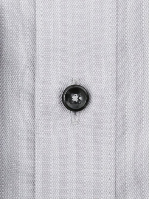 綿100% ノーアイロン スタンダードフィット ボタンダウン長袖シャツ