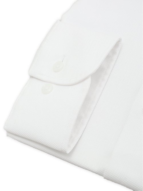 綿100% ノンアイロン NEWスタンダードフィット ワイドカラー長袖シャツ