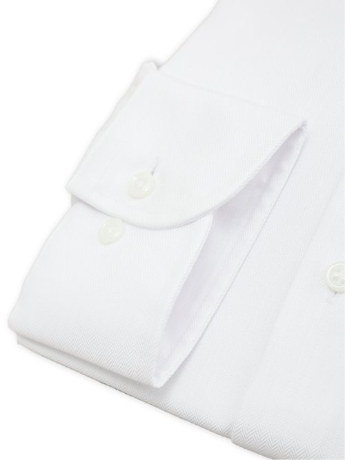 綿100% ノンアイロン NEWスタンダードフィット カッタウェイ長袖シャツ