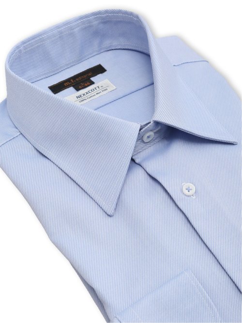 綿100% ノンアイロン NEWスタンダードフィット レギュラーカラー長袖シャツ