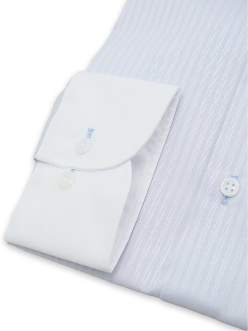 綿100% ノンアイロン NEWスタンダードフィット ワイドカラー長袖シャツ