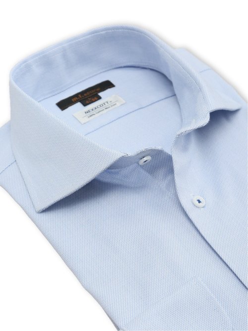 綿100% ノンアイロン NEWスタンダードフィット カッタウェイ長袖シャツ