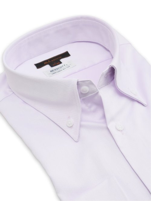 綿100% ノンアイロン NEWスタンダードフィット ボタンダウン長袖シャツ