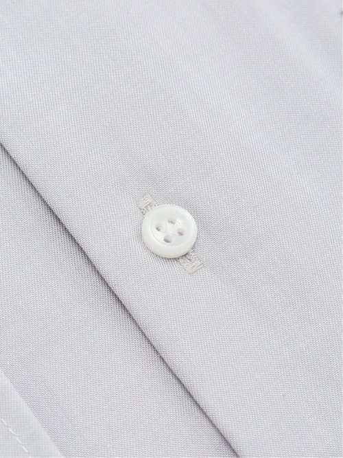 綿100% ノンアイロン NEWスタンダードフィット ワイドカラー長袖シャツ