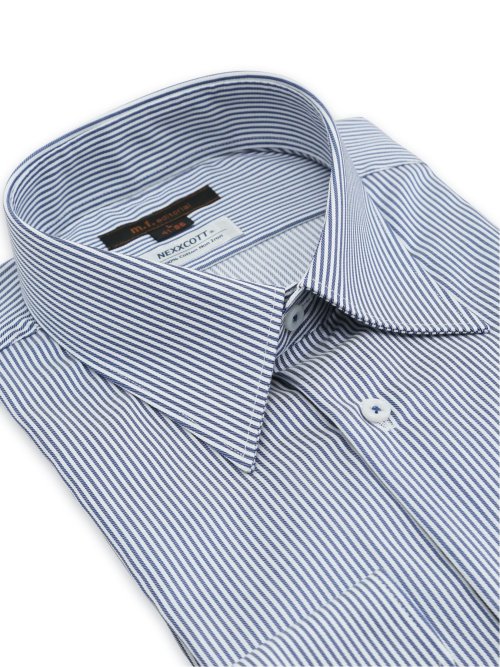 綿100% ノンアイロン NEWスタンダードフィット レギュラーカラー長袖シャツ