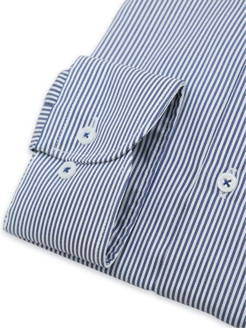 綿100% ノンアイロン NEWスタンダードフィット レギュラーカラー長袖シャツ