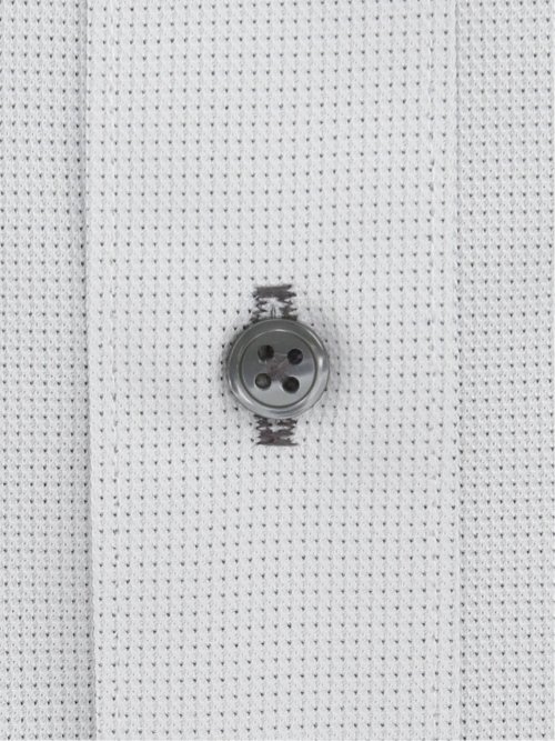 ノーアイロンストレッチ スタンダードフィット ドゥエボタンダウン半袖ニットシャツ