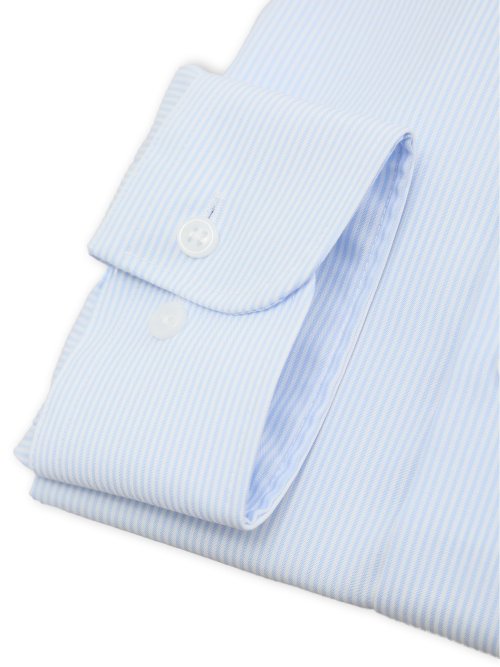 綿100% ノンアイロン NEWスタンダードフィット ワイドカラー長袖シャツ