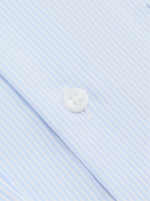 綿100% ノンアイロン NEWスタンダードフィット ワイドカラー長袖シャツ