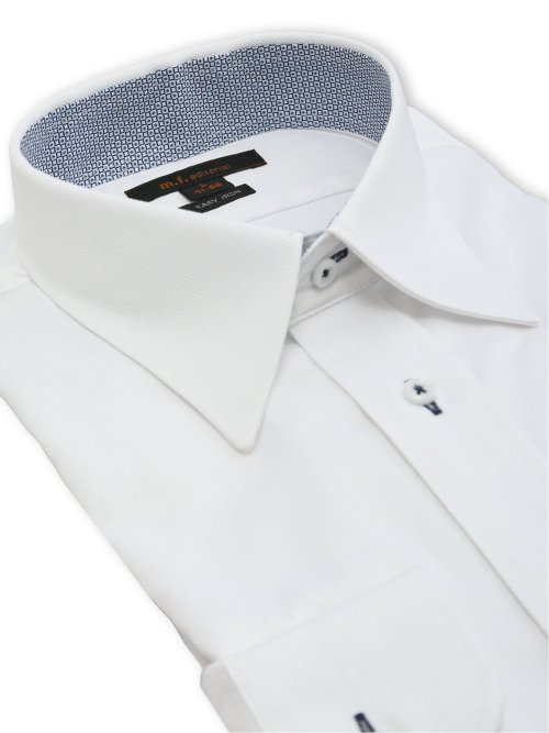 イージーアイロン ストレッチ NEWスタンダードフィット レギュラーカラー長袖シャツ