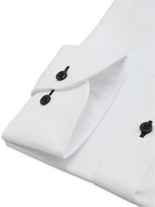 イージーアイロン ストレッチ NEWスタンダードフィット ショートボタンダウン長袖シャツ