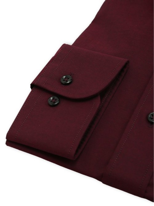 イージーアイロン ストレッチ NEWスタンダードフィット ショートボタンダウン長袖シャツ