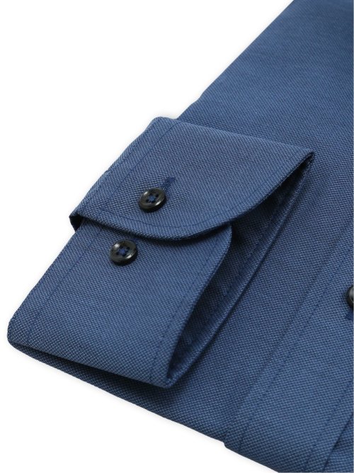 イージーアイロン ストレッチ NEWスタンダードフィット スナップダウン長袖シャツ