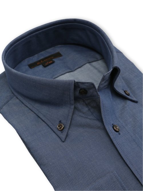 形態安定 吸水速乾 NEWスタンダードフィット ボタンダウン長袖シャツ