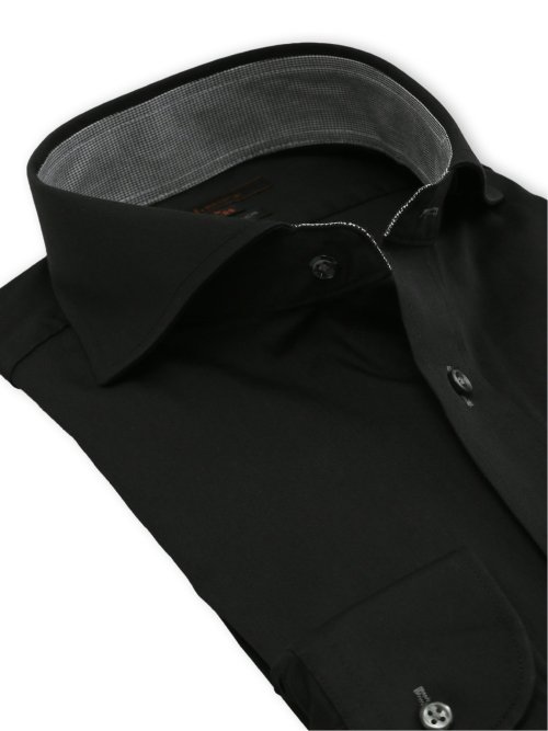 イージーアイロン ストレッチ NEWスタンダードフィット スナップダウン長袖シャツ