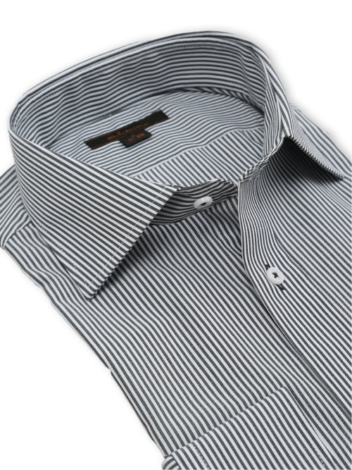 形態安定 吸水速乾 NEWスタンダードフィット ワイドカラー長袖シャツ