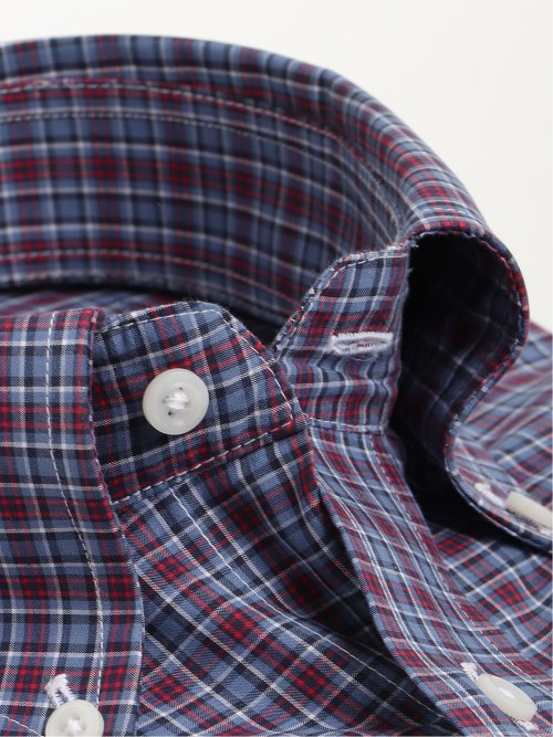 綿100% スタンダードフィット ボタンダウン長袖シャツ