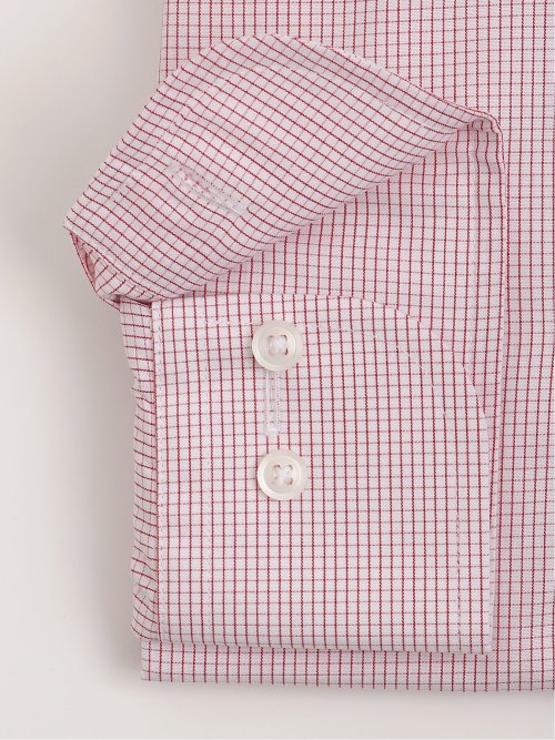 綿100% スタンダードフィット ワイドカラー長袖シャツ