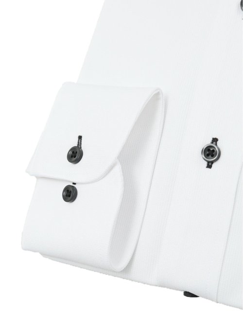 ノーアイロンストレッチ スタンダードフィット ボタンダウン長袖ニットシャツ